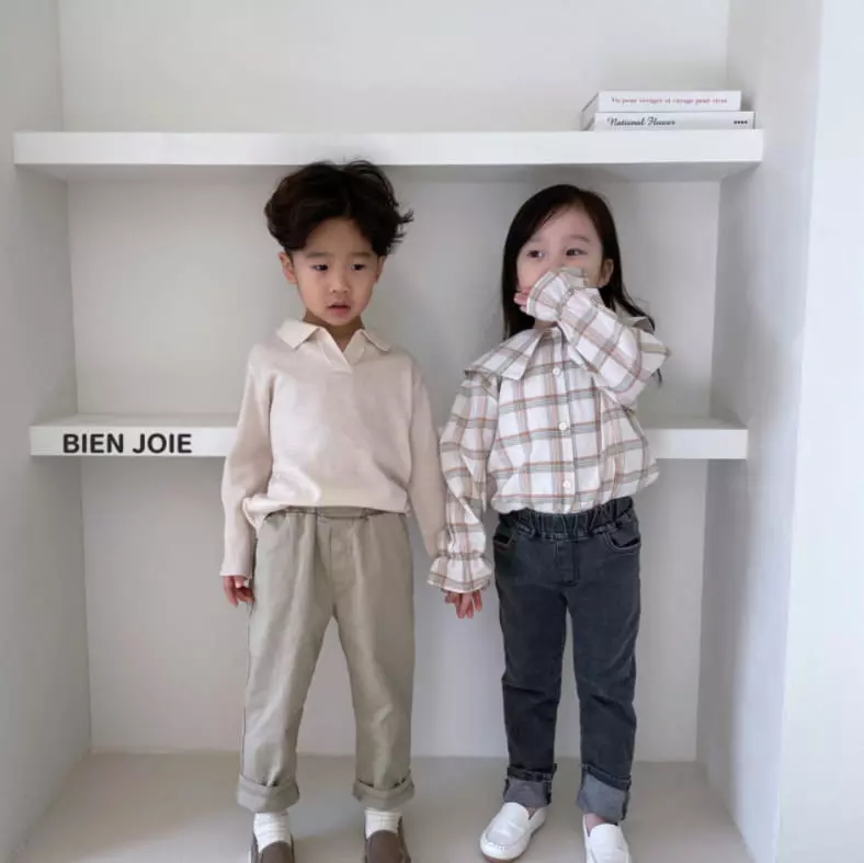 Bien Joie - Korean Children Fashion - #discoveringself - Pring Striaght Jeans - 3