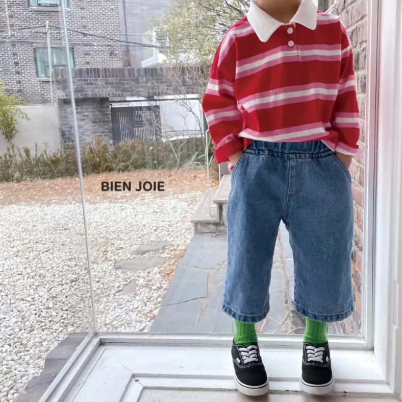 Bien Joie - Korean Children Fashion - #discoveringself - Biz Collar Tee - 7