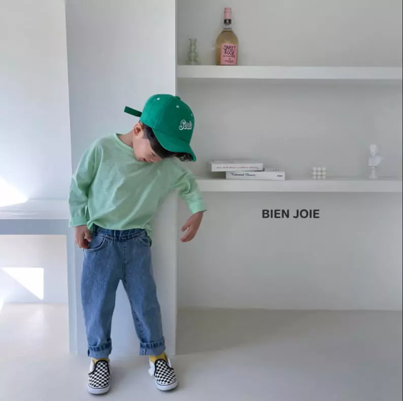Bien Joie - Korean Children Fashion - #discoveringself - Morning Stripes Tee - 6