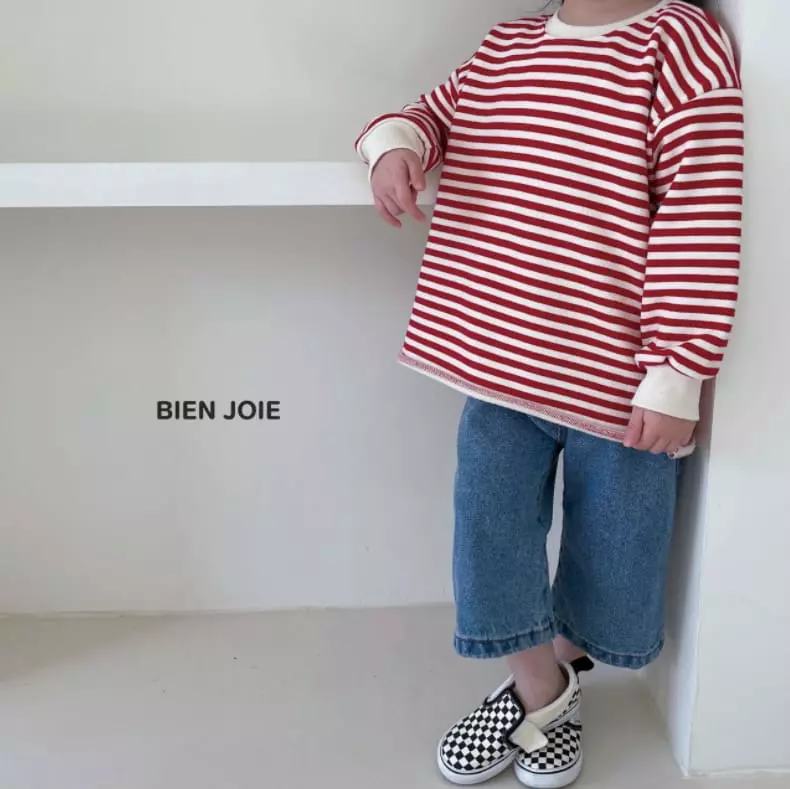 Bien Joie - Korean Children Fashion - #discoveringself - Pico Stripes Tee - 5