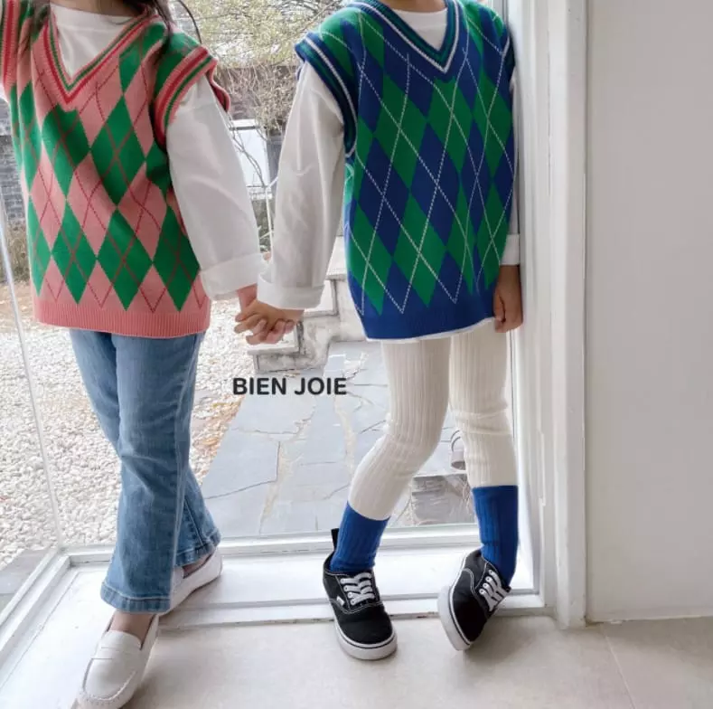 Bien Joie - Korean Children Fashion - #fashionkids - Poly Knit Vest - 11