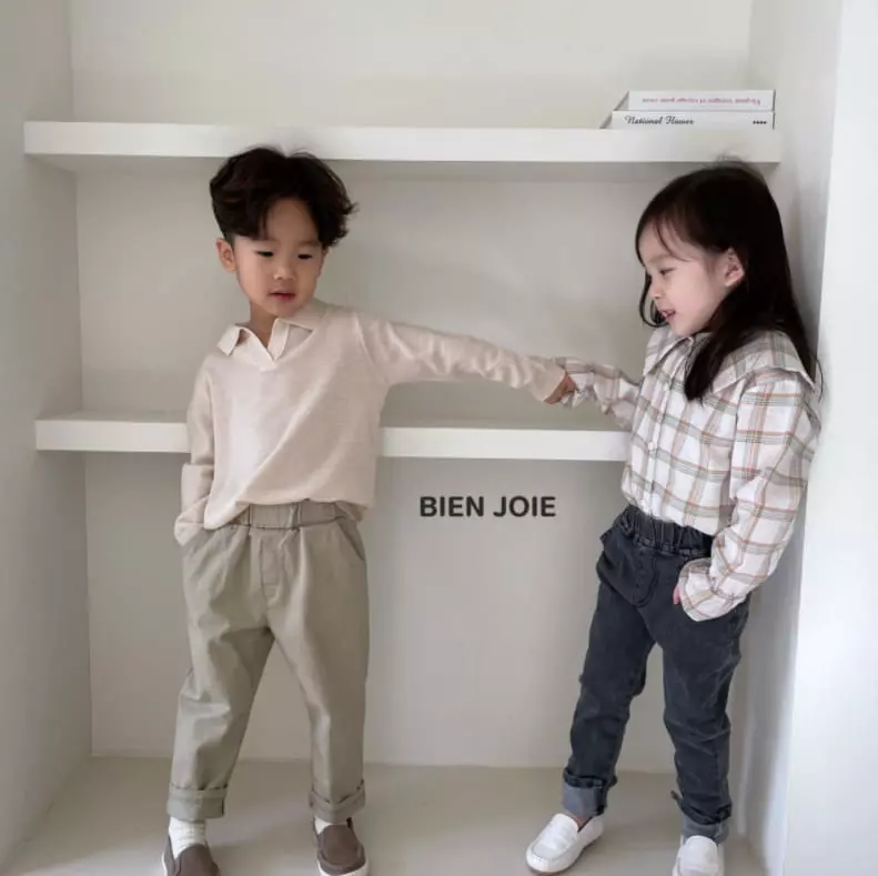 Bien Joie - Korean Children Fashion - #discoveringself - Pring Striaght Jeans - 4