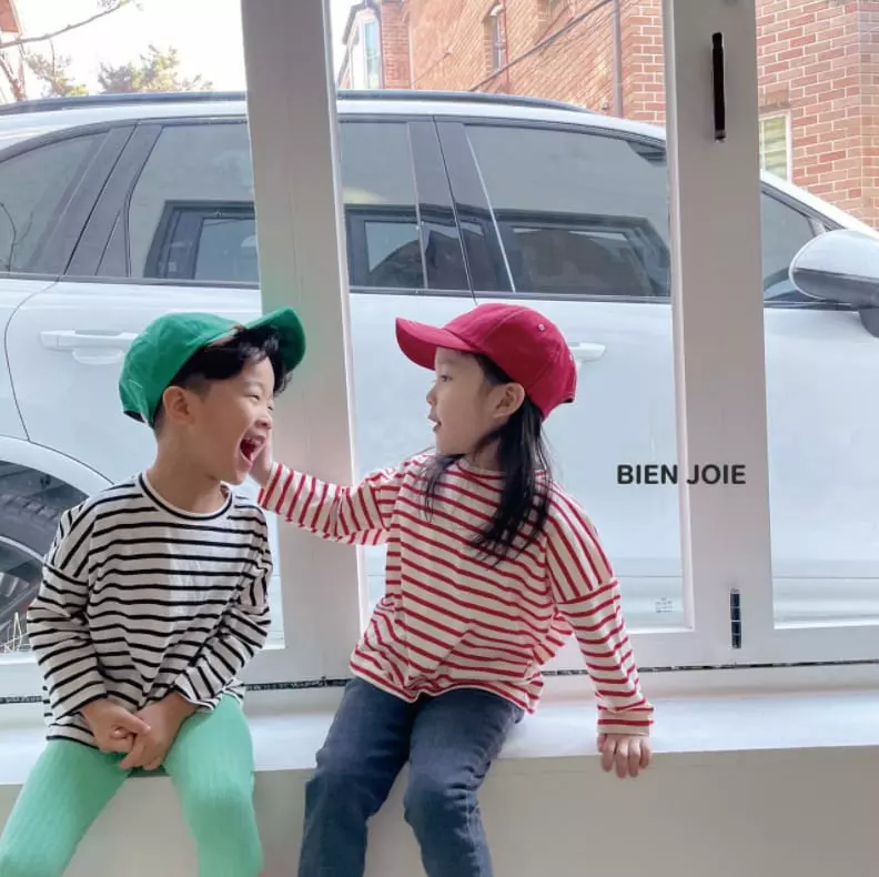Bien Joie - Korean Children Fashion - #fashionkids - Spring Stripes Tee - 11