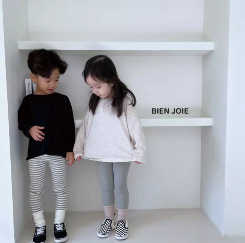 Bien Joie - Korean Children Fashion - #fashionkids - Gree Leggings - 3