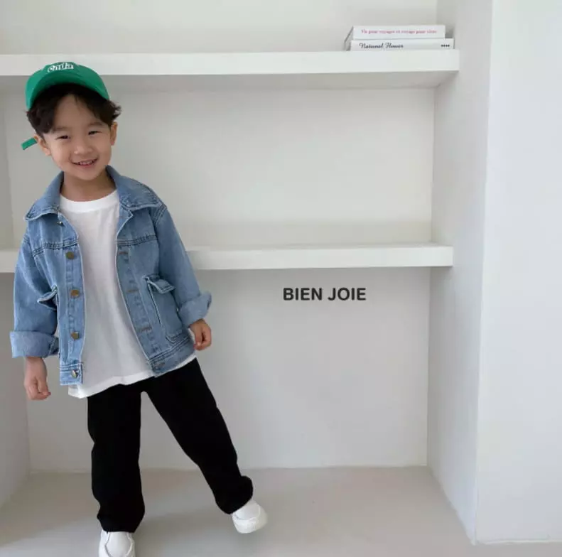 Bien Joie - Korean Children Fashion - #kidsshorts - Tam Tam Denim Jacket - 8