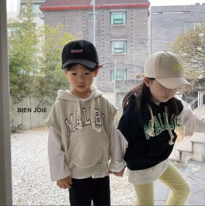 Bien Joie - Korean Children Fashion - #kidsstore - Malibu Hoody Vest - 2