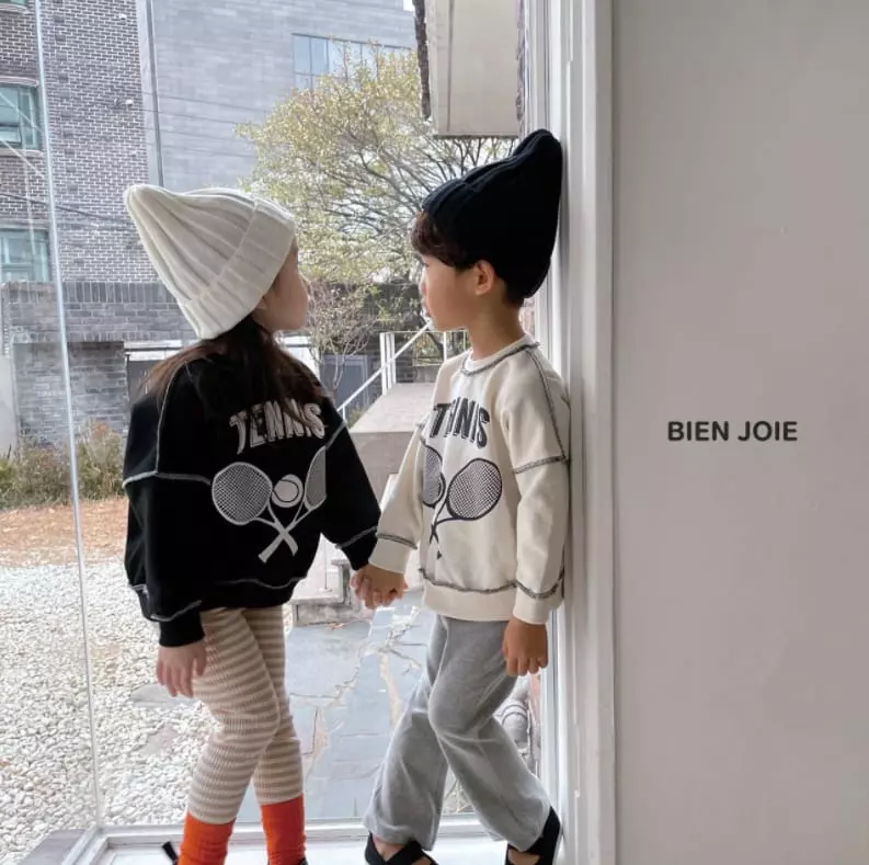 Bien Joie - Korean Children Fashion - #kidsstore - Tennis Sweatshirt - 3