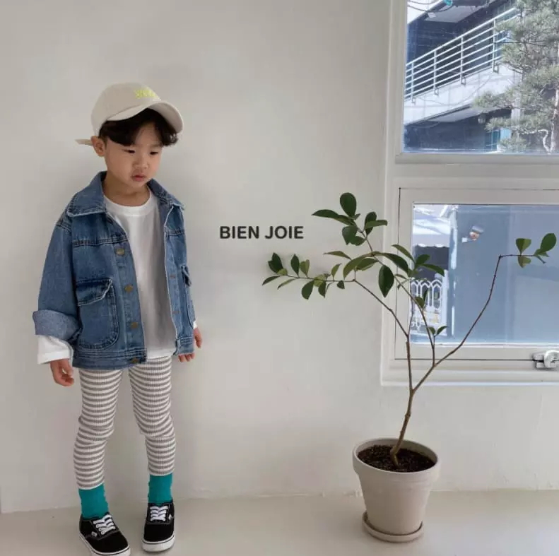 Bien Joie - Korean Children Fashion - #kidzfashiontrend - Tam Tam Denim Jacket - 10
