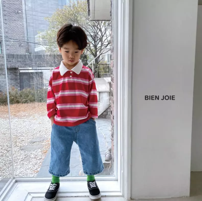 Bien Joie - Korean Children Fashion - #kidzfashiontrend - Cola Capri Jeans - 8