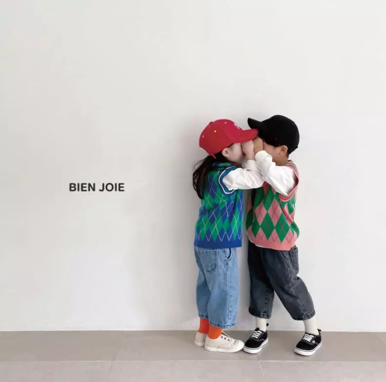 Bien Joie - Korean Children Fashion - #littlefashionista - Poly Knit Vest - 2