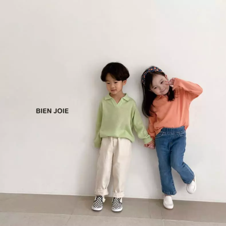 Bien Joie - Korean Children Fashion - #littlefashionista - Route Knit Tee - 4