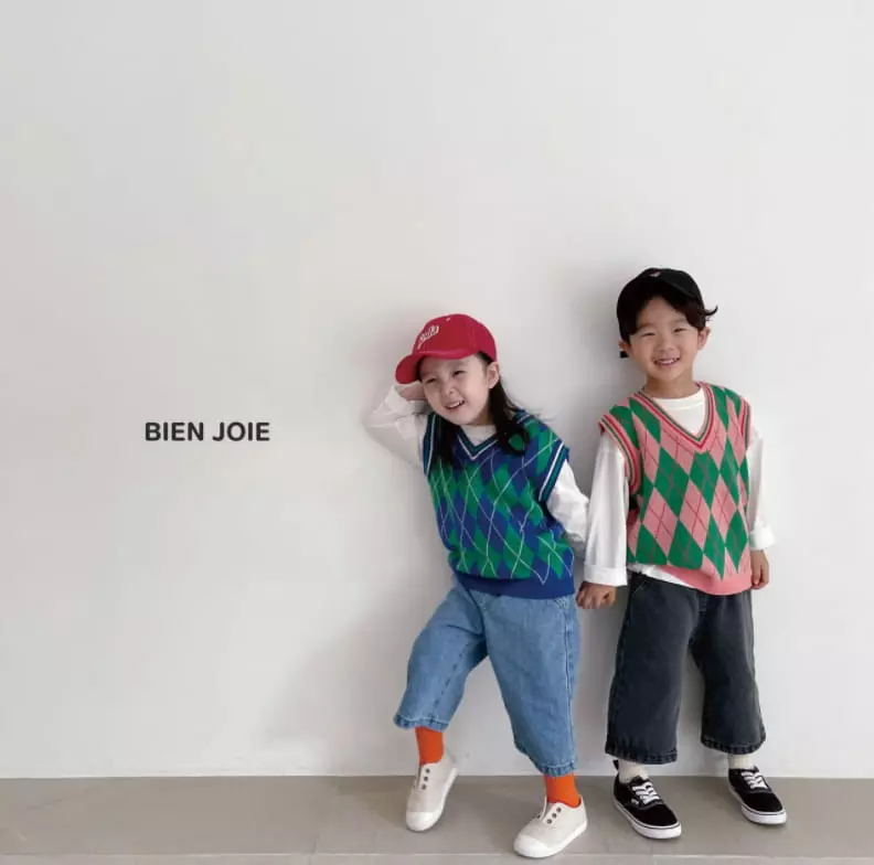Bien Joie - Korean Children Fashion - #magicofchildhood - Poly Knit Vest - 3
