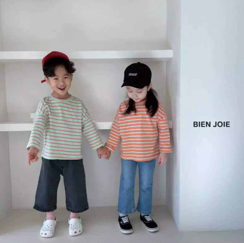 Bien Joie - Korean Children Fashion - #magicofchildhood - Spring Stripes Tee
