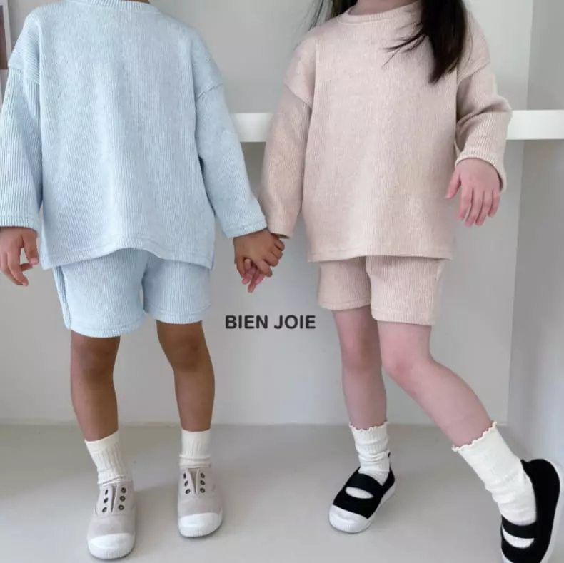 Bien Joie - Korean Children Fashion - #minifashionista - Mud Top Bottom Set