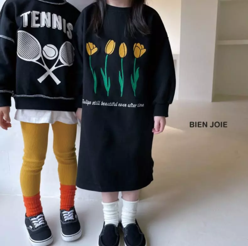 Bien Joie - Korean Children Fashion - #prettylittlegirls - Tennis Sweatshirt - 9