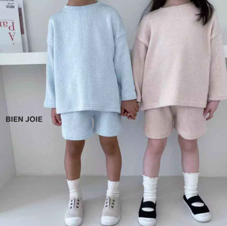 Bien Joie - Korean Children Fashion - #prettylittlegirls - Mud Top Bottom Set - 2