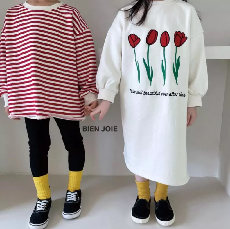 Bien Joie - Korean Children Fashion - #stylishchildhood - Pico Stripes Tee