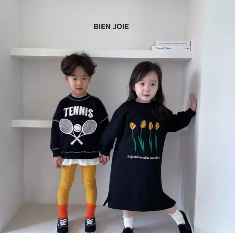 Bien Joie - Korean Children Fashion - #todddlerfashion - Tennis Sweatshirt - 10