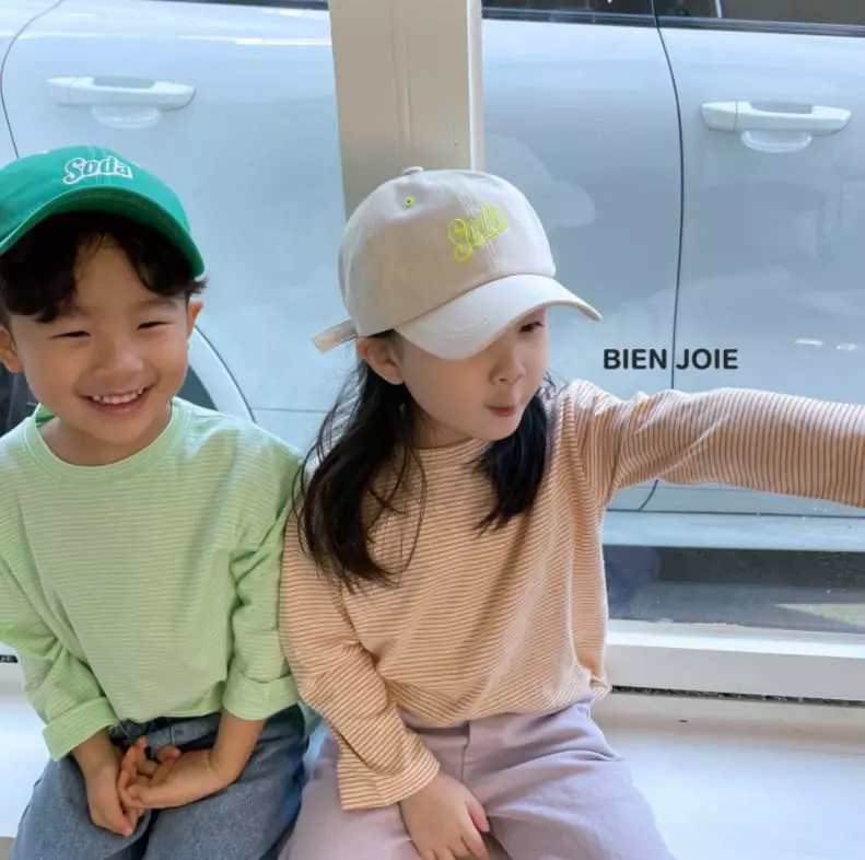 Bien Joie - Korean Children Fashion - #toddlerclothing - Morning Stripes Tee