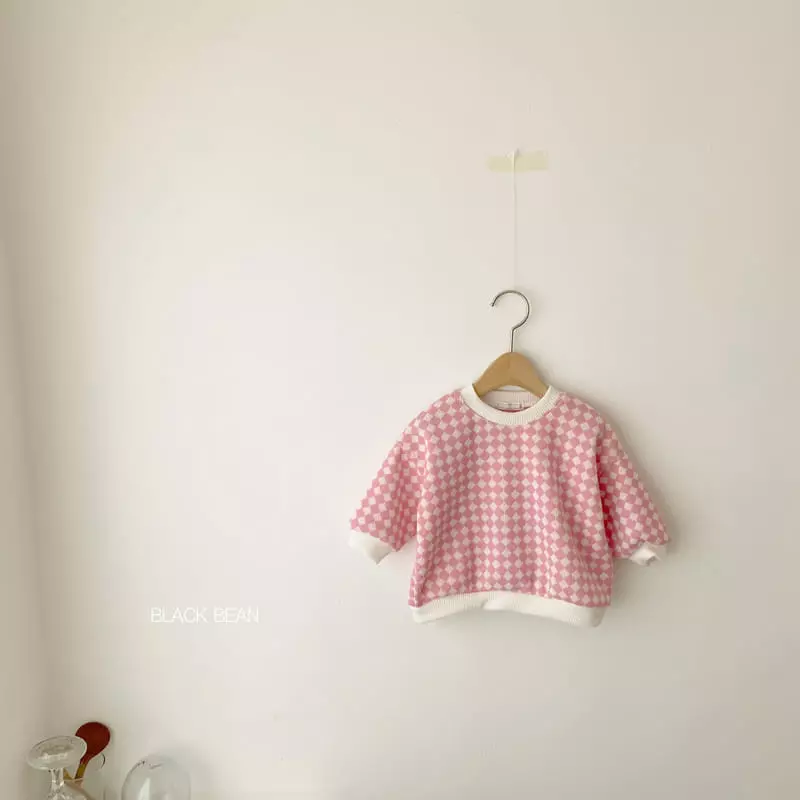 Black Bean - Korean Baby Fashion - #babyboutique - Bebe Check Knit - 7