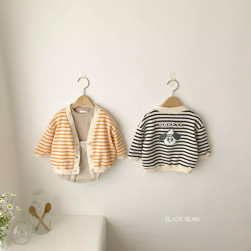 Black Bean - Korean Baby Fashion - #onlinebabyshop - Wafer Cardigan Bebe - 4