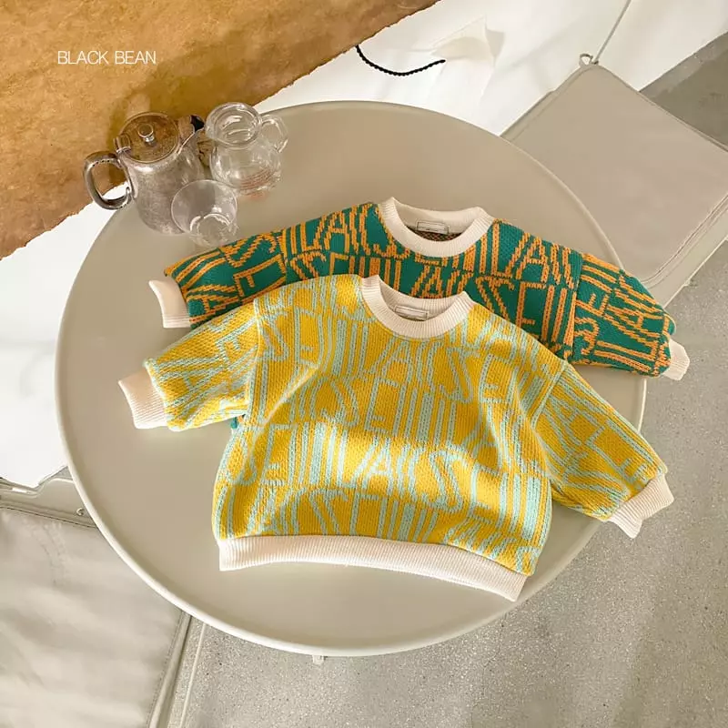 Black Bean - Korean Baby Fashion - #babyboutiqueclothing - Alphabet Bebe Knit  - 10