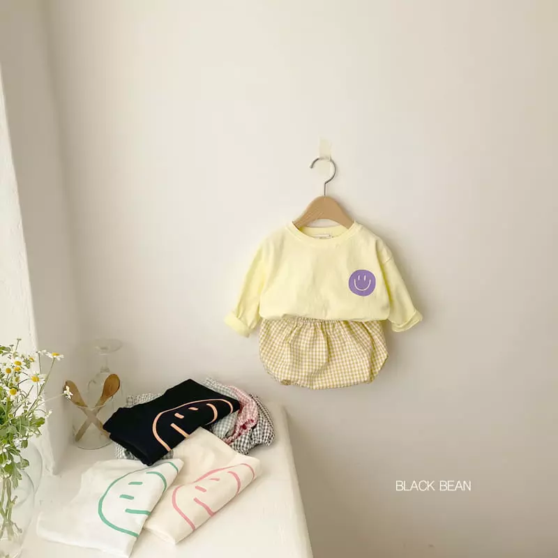 Black Bean - Korean Baby Fashion - #babyboutique - Colabo Bebe Top Bottom Set - 4