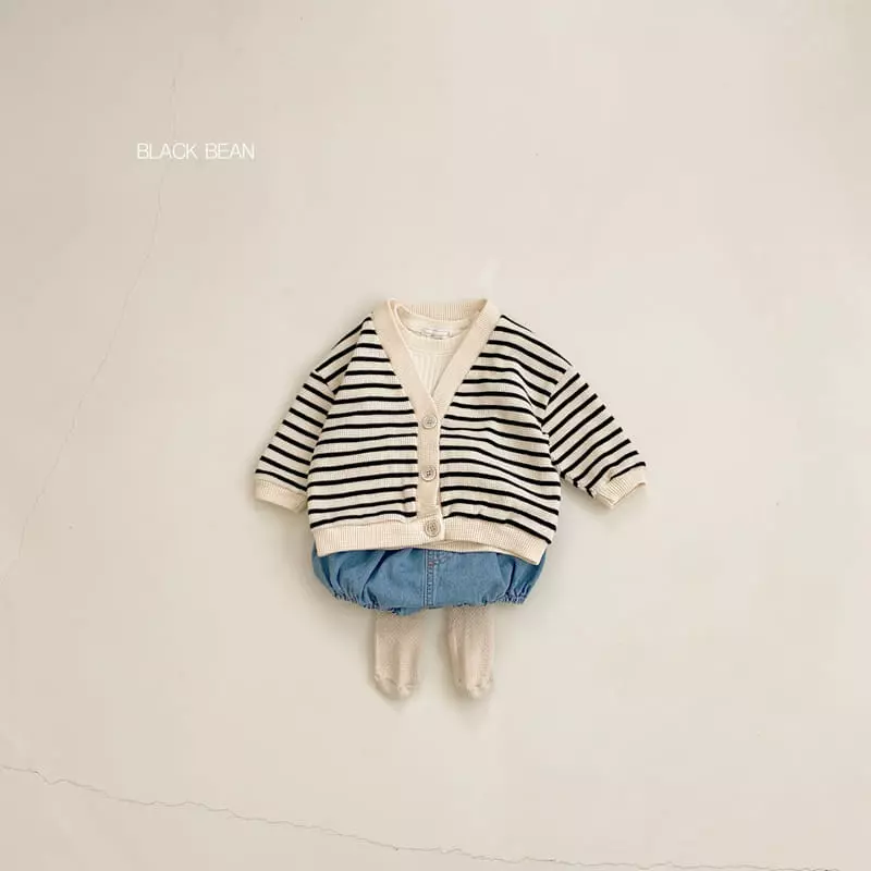 Black Bean - Korean Baby Fashion - #babyclothing - Wafer Cardigan Bebe - 7