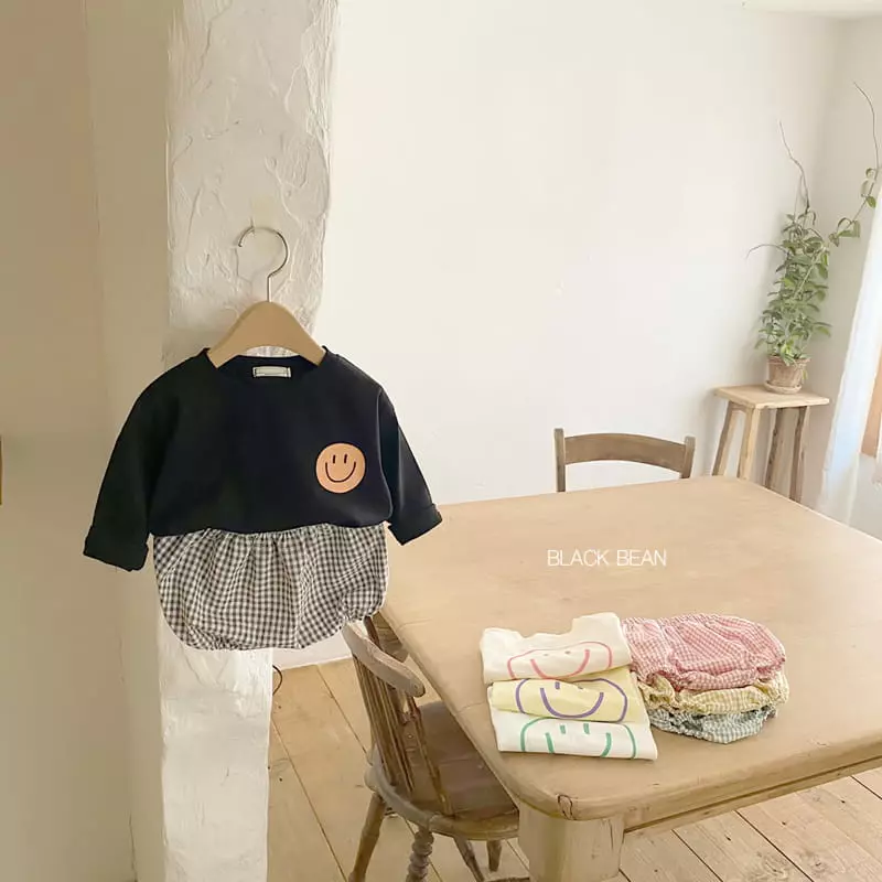 Black Bean - Korean Baby Fashion - #babyfashion - Colabo Bebe Top Bottom Set - 6