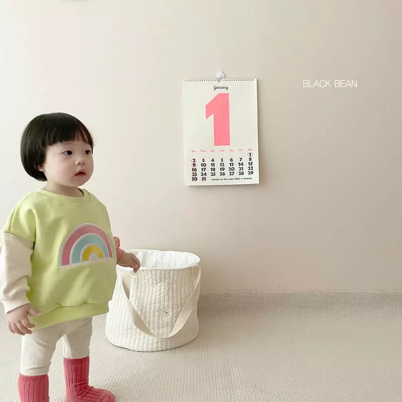 Black Bean - Korean Baby Fashion - #babyfever - Bebe Unique Top Bottom Set - 11