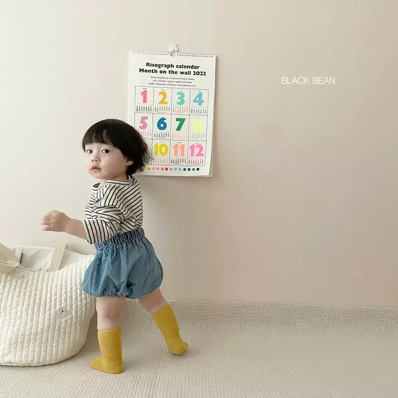 Black Bean - Korean Baby Fashion - #babylifestyle - Po Top Bloomer Set - 11