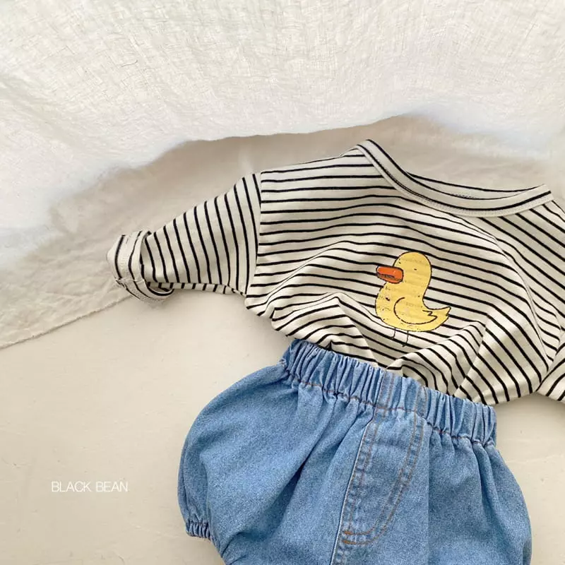 Black Bean - Korean Baby Fashion - #onlinebabyboutique - Po Top Bloomer Set - 2