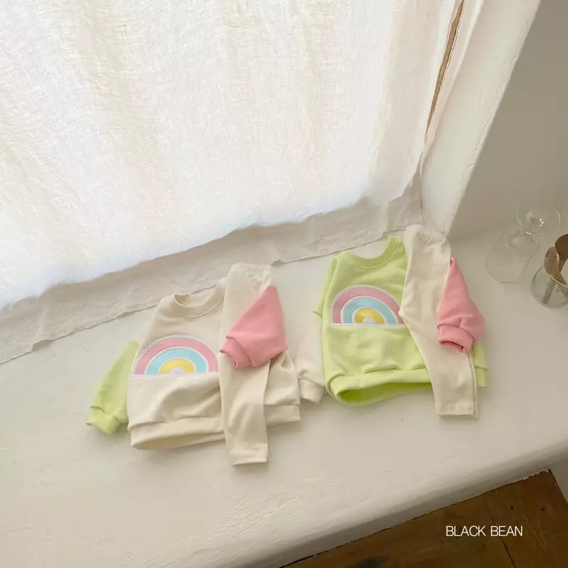 Black Bean - Korean Baby Fashion - #onlinebabyshop - Bebe Unique Top Bottom Set - 5