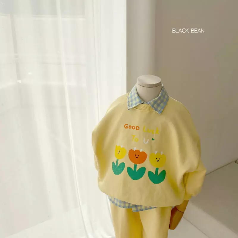 Black Bean - Korean Children Fashion - #Kfashion4kids - Tulip Top Bottom Set - 8