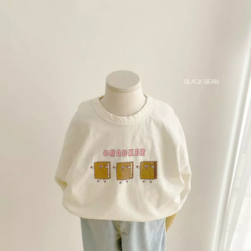 Black Bean - Korean Children Fashion - #Kfashion4kids - Cracker Piping Tee - 5