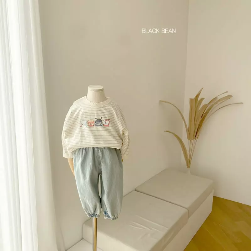 Black Bean - Korean Children Fashion - #childofig - Jogger Jeans - 5