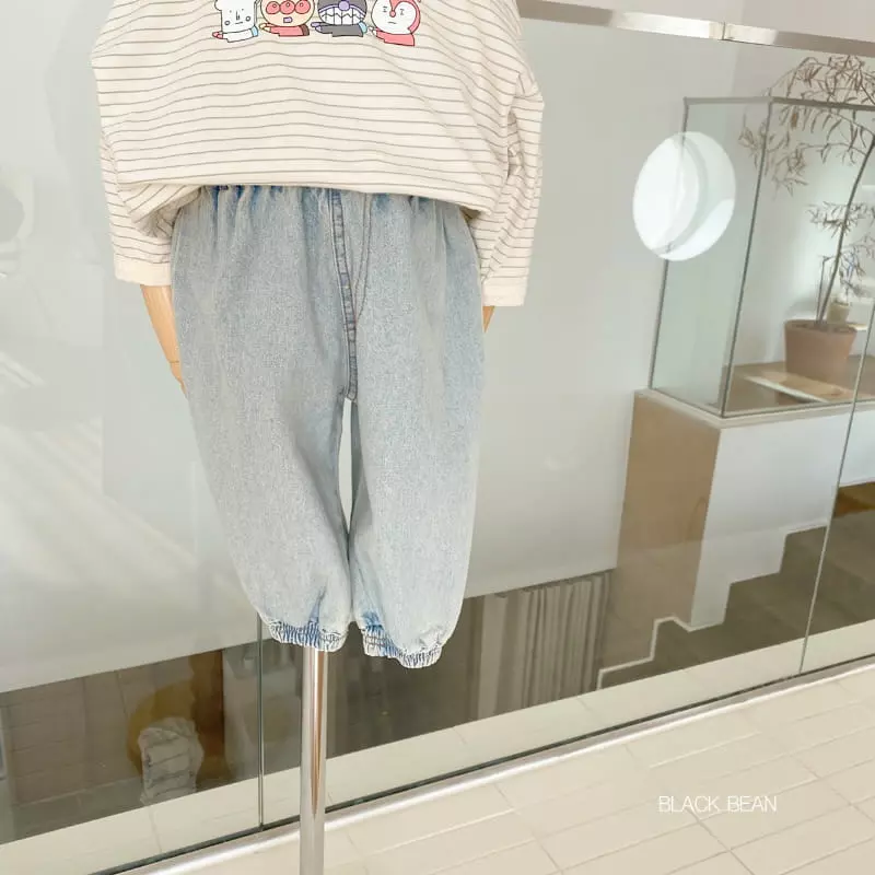 Black Bean - Korean Children Fashion - #childofig - Jogger Jeans - 6