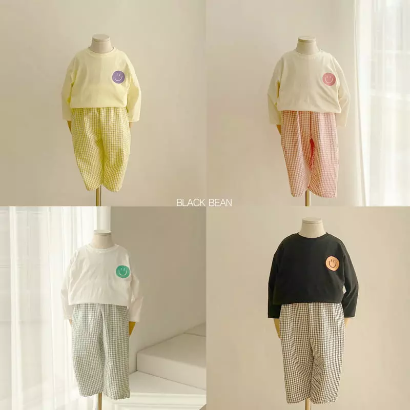 Black Bean - Korean Children Fashion - #childofig - Colabo Top Bottom Set