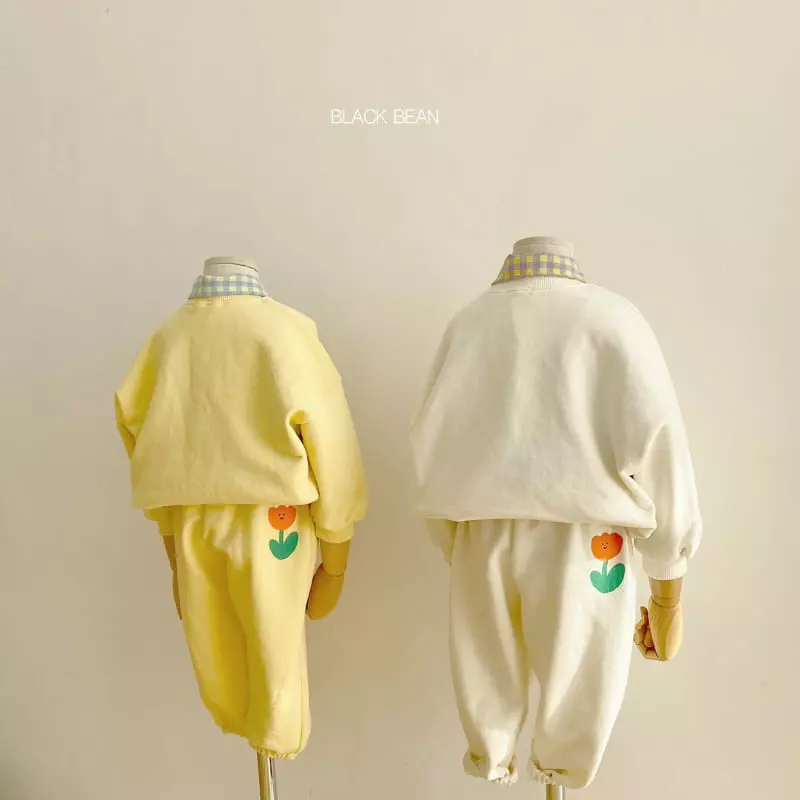 Black Bean - Korean Children Fashion - #childrensboutique - Tulip Top Bottom Set