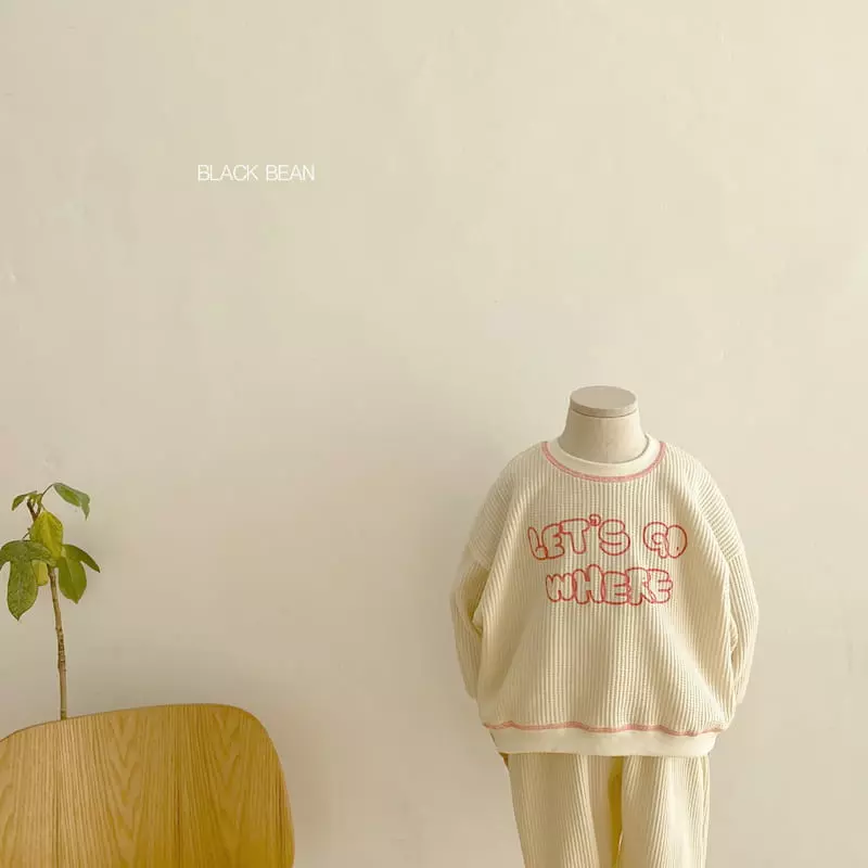 Black Bean - Korean Children Fashion - #designkidswear - Twist Top Bottom Set - 5
