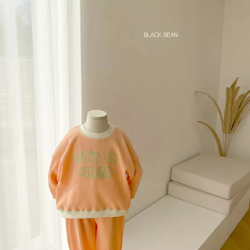 Black Bean - Korean Children Fashion - #fashionkids - Twist Top Bottom Set - 7