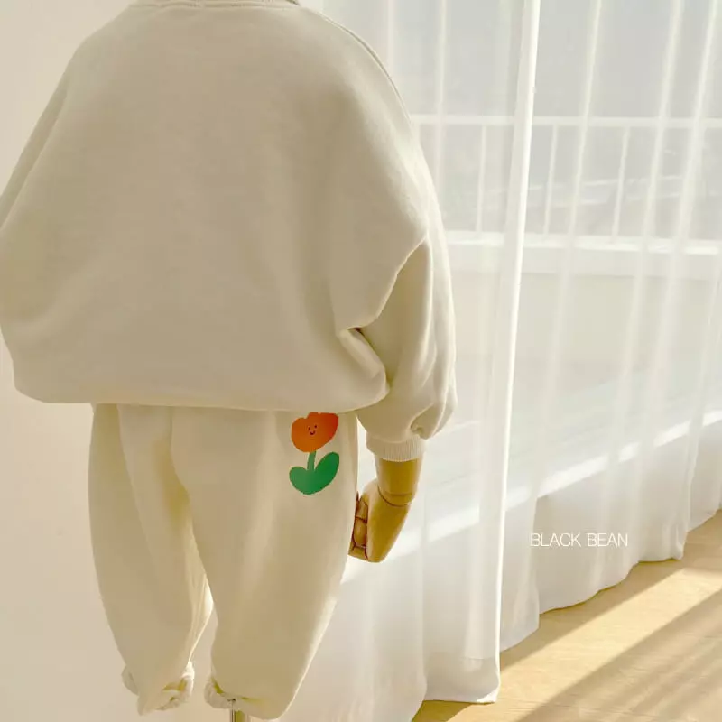 Black Bean - Korean Children Fashion - #kidsstore - Tulip Top Bottom Set - 6