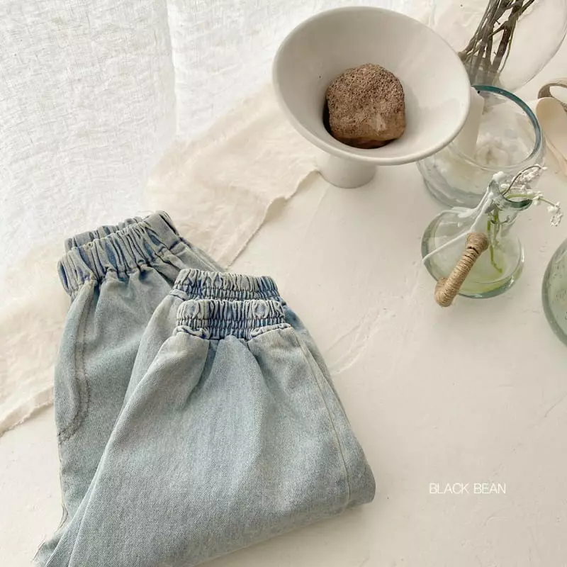 Black Bean - Korean Children Fashion - #littlefashionista - Jogger Jeans