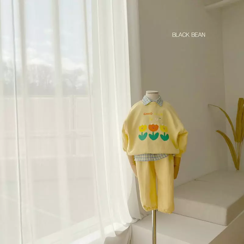 Black Bean - Korean Children Fashion - #magicofchildhood - Tulip Top Bottom Set - 10