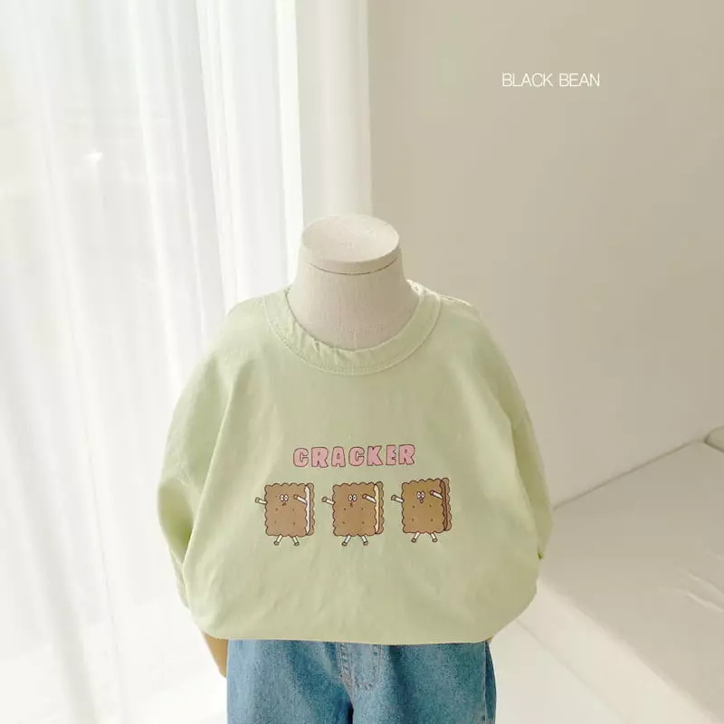 Black Bean - Korean Children Fashion - #magicofchildhood - Cracker Piping Tee - 7
