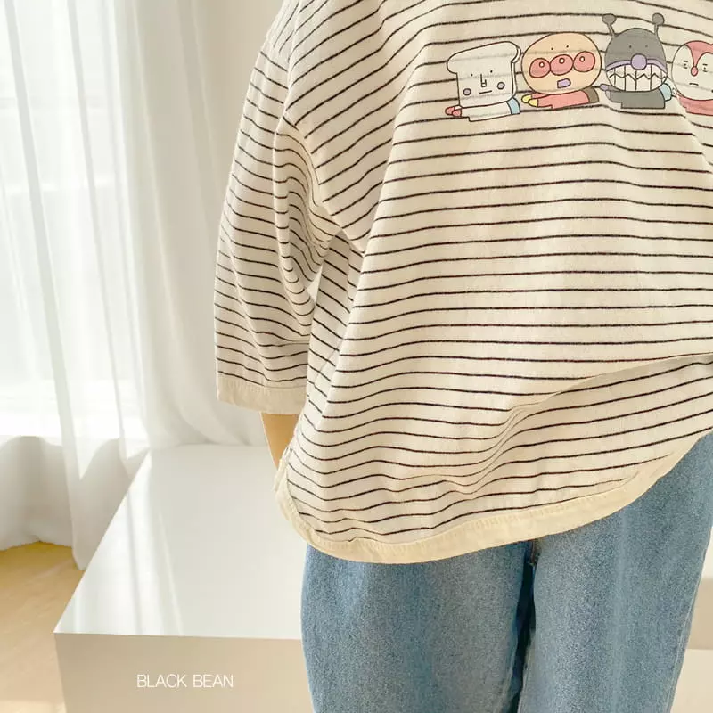 Black Bean - Korean Children Fashion - #magicofchildhood - Friends Piping Tee - 6