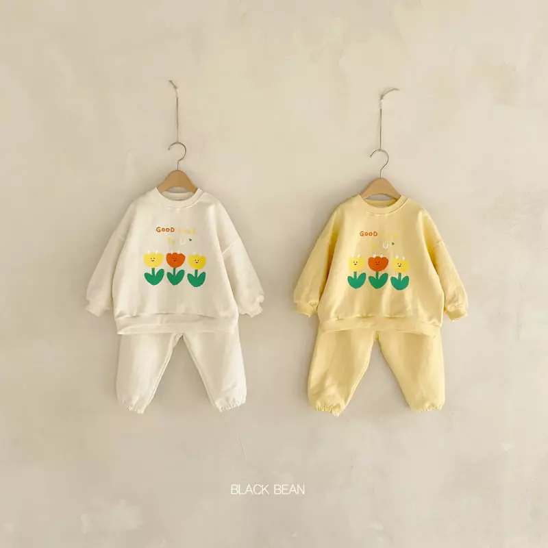 Black Bean - Korean Children Fashion - #minifashionista - Tulip Top Bottom Set - 11