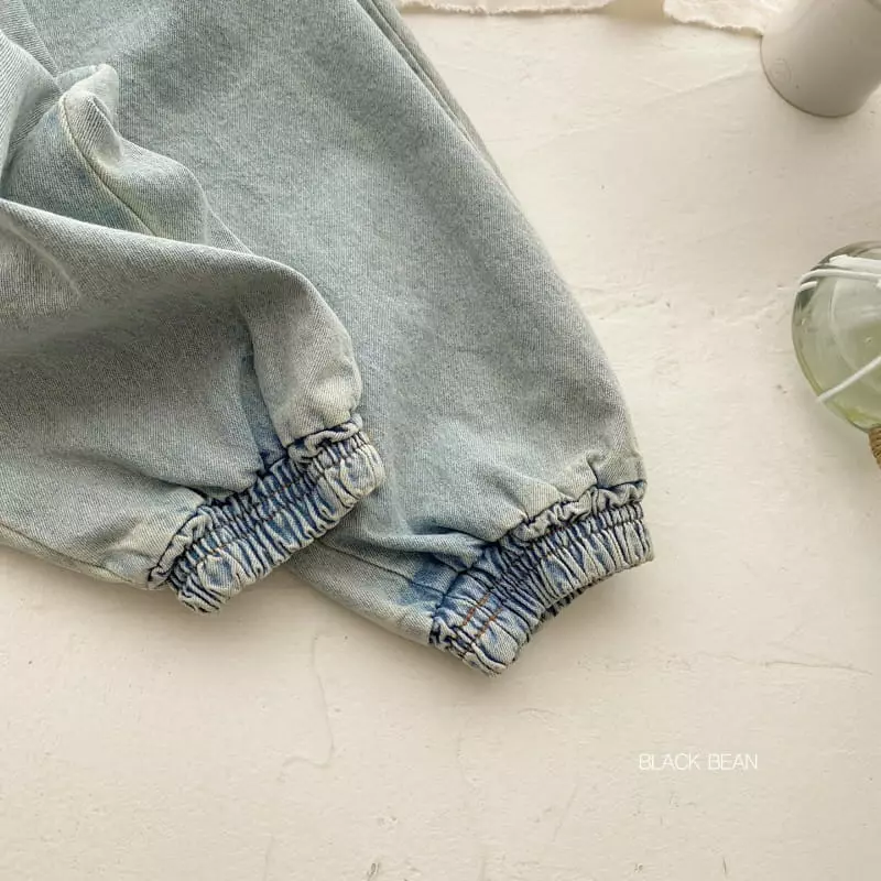 Black Bean - Korean Children Fashion - #minifashionista - Jogger Jeans - 3
