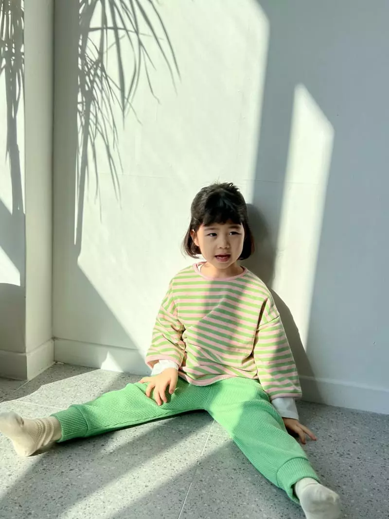 Bon Bon Butik - Korean Children Fashion - #Kfashion4kids - Waffle Jogger Pants - 3