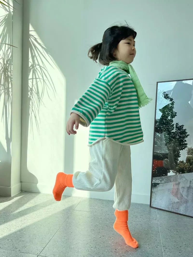 Bon Bon Butik - Korean Children Fashion - #kidzfashiontrend - Waffle Jogger Pants - 2